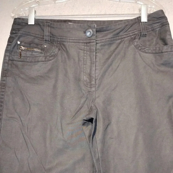 Denver Hayes Women's Curvy Black Stretch Jeans Size  10 x 30 - Picture 4 of 13